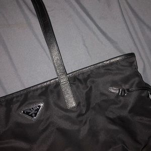 Prada nylon tote bag